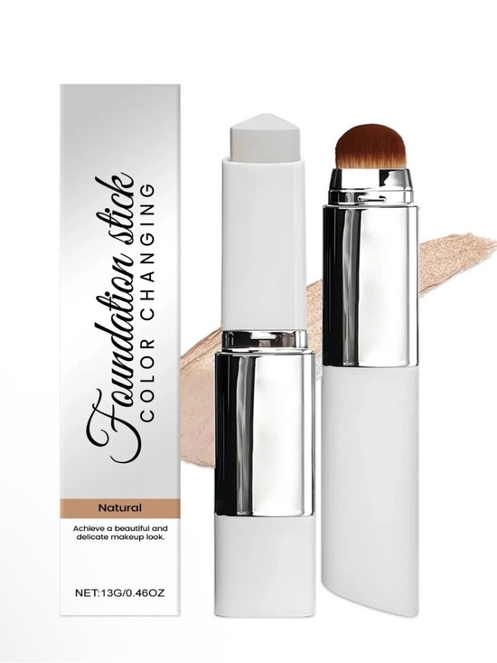 Other - Color-Changing Foundation Stick with Brush - Natural